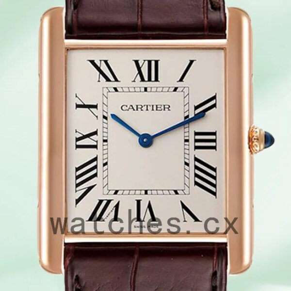 Cartier Tank Louis W1560017 28mm/36mm Ladies/Men’s Rose Gold-tone Replica Watches