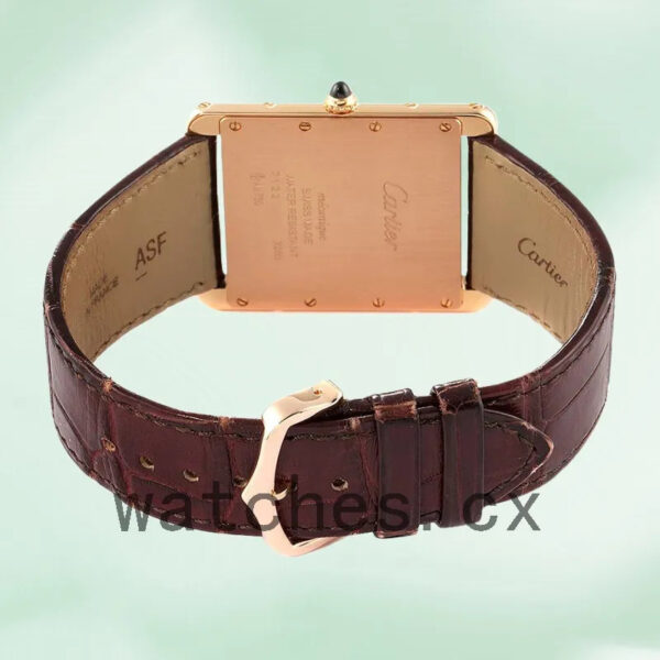 Cartier Tank Louis W1560017 28mm/36mm Ladies/Men’s Rose Gold-tone Replica Watches - Image 4
