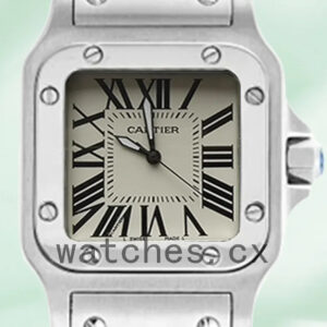 Cartier Santos Ladies 28mm W20056D6 Quartz Silver-tone Replica Watches