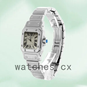 Cartier Santos Ladies 28mm W20056D6 Quartz Silver-tone Replica Watches