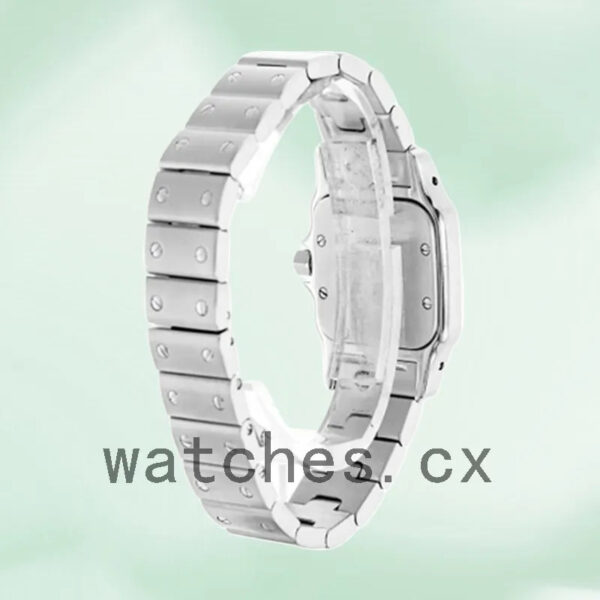 Cartier Santos Ladies 28mm W20056D6 Quartz Silver-tone Replica Watches - Image 4