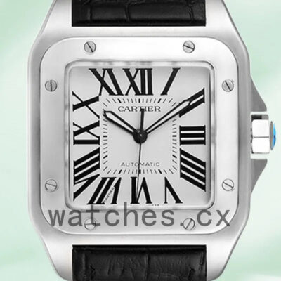 Cartier Santos W20073X8 38mm Men’s Silver-tone Replica Watches