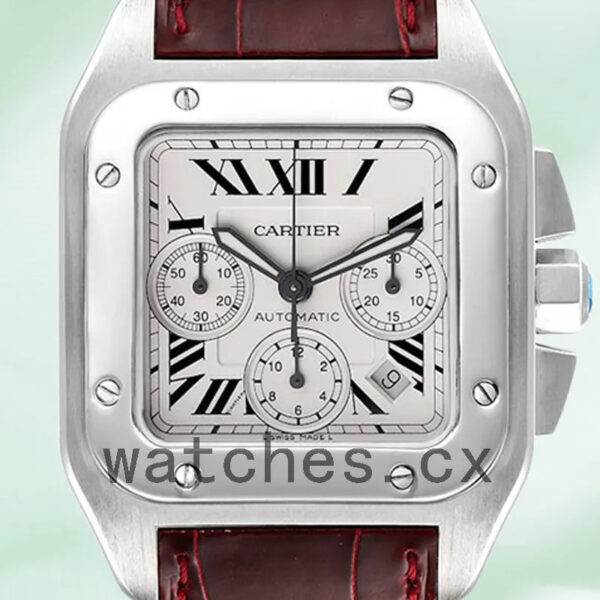 Cartier Santos Men’s 42mm W20090X8 Quartz Silver-tone Replica Watches