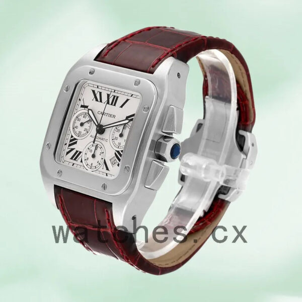 Cartier Santos Men’s 42mm W20090X8 Quartz Silver-tone Replica Watches