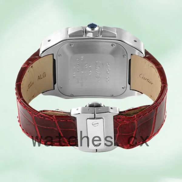 Cartier Santos Men’s 42mm W20090X8 Quartz Silver-tone Replica Watches - Image 4