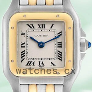 Cartier Panthere Ladies W25029B6 27mm/32mm Silver-tone White Dial Replica Watches