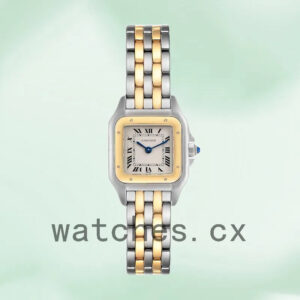 Cartier Panthere Ladies W25029B6 27mm/32mm Silver-tone White Dial Replica Watches