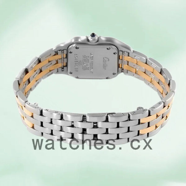 Cartier Panthere Ladies W25029B6 27mm/32mm Silver-tone White Dial Replica Watches - Image 4