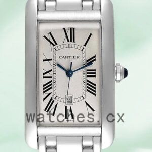 Cartier Tank Americaine 27mm W26032L1 Unisex Silver-tone Replica Watches