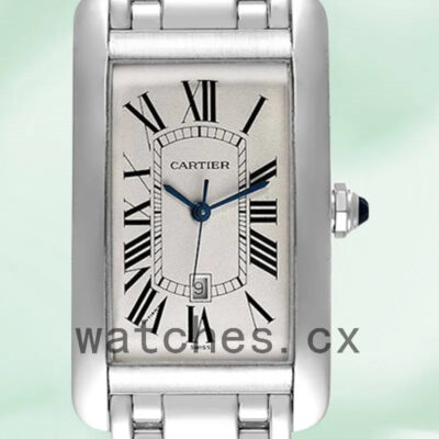 Cartier Tank Americaine 27mm W26032L1 Unisex Silver-tone Replica Watches