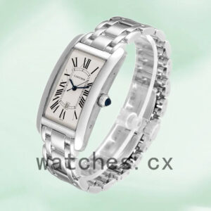 Cartier Tank Americaine 27mm W26032L1 Unisex Silver-tone Replica Watches