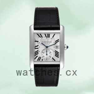 Cartier Tank MC W5330003 Men’s Silver Dial Quartz Replica Watches