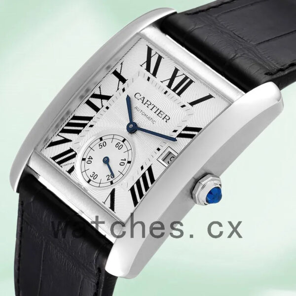 Cartier Tank MC W5330003 Men’s Silver Dial Quartz Replica Watches