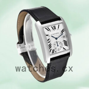 Cartier Tank MC W5330003 Men’s Silver Dial Quartz Replica Watches