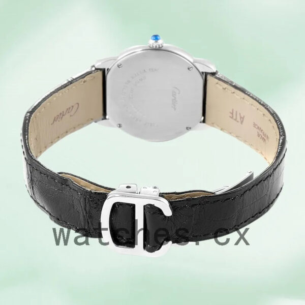 Cartier Ronde W6700155 35mm Ladies Strap Silver-tone Replica Watches - Image 4