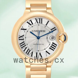 Cartier Ballon Bleu 42mm/36mm W69005Z2 Men’s White Dial Replica Watches