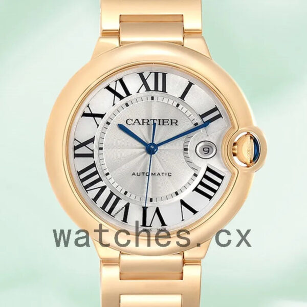 Cartier Ballon Bleu 42mm/36mm W69005Z2 Men’s White Dial Replica Watches