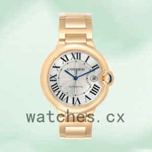 Cartier Ballon Bleu 42mm/36mm W69005Z2 Men’s White Dial Replica Watches