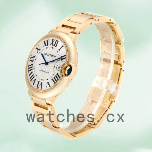 Cartier Ballon Bleu 42mm/36mm W69005Z2 Men’s White Dial Replica Watches