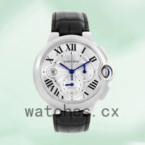 Cartier Ballon Bleu Men’s 47mm W6920003 Silver Dial Silver-tone Replica Watches