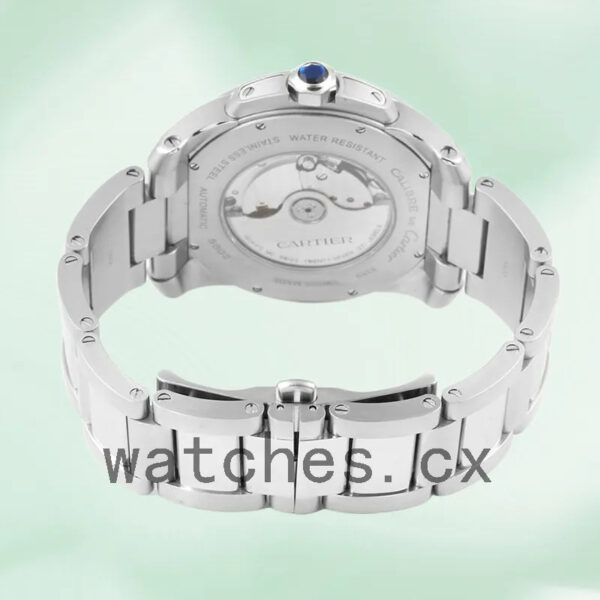 Cartier Cle De Cartier 43mm W7100016 Men’s Silver-tone Automatic Replica Watches - Image 4