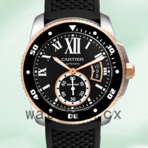Cartier Cle De Cartier 43mm Men’s W7100055 Silver-tone Black Dial Replica Watches