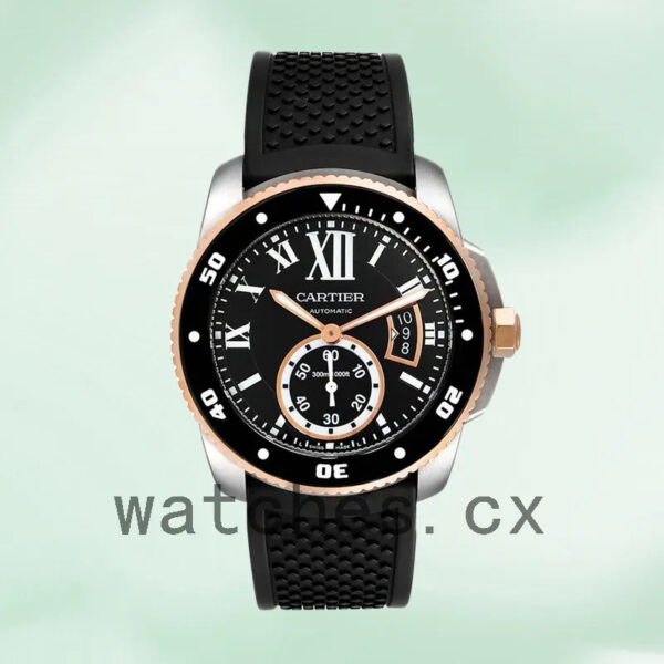 Cartier Cle De Cartier 43mm Men’s W7100055 Silver-tone Black Dial Replica Watches