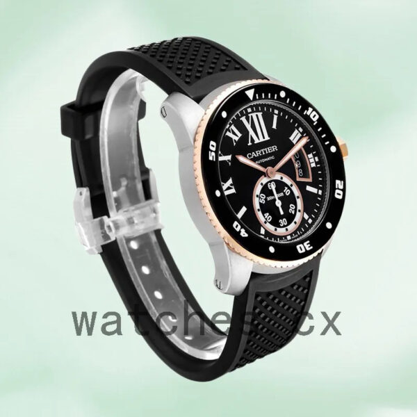 Cartier Cle De Cartier 43mm Men’s W7100055 Silver-tone Black Dial Replica Watches