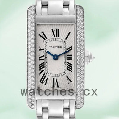Cartier Tank Americaine WB7018L1 27mm Ladies Quartz Bracelet Replica Watches