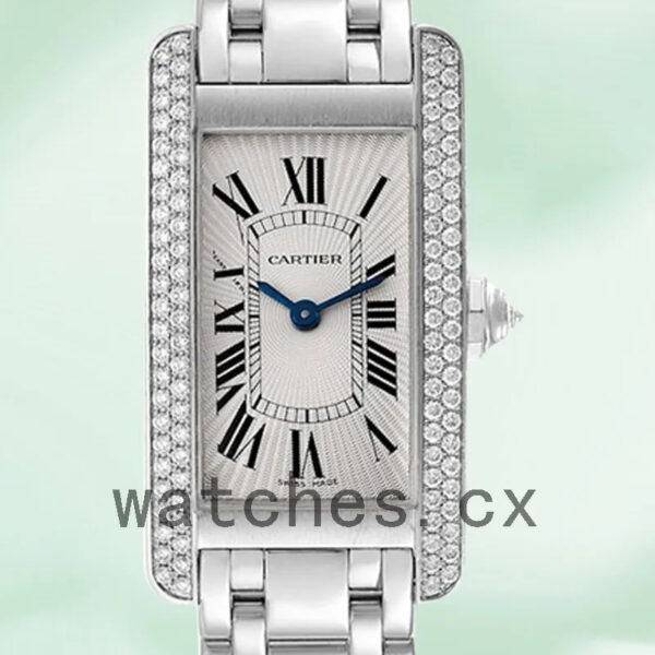 Cartier Tank Americaine WB7018L1 27mm Ladies Quartz Bracelet Replica Watches