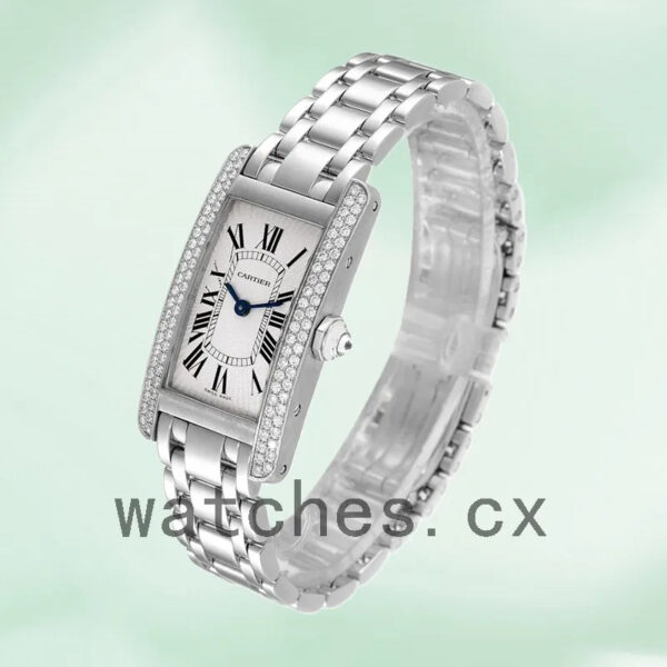 Cartier Tank Americaine WB7018L1 27mm Ladies Quartz Bracelet Replica Watches