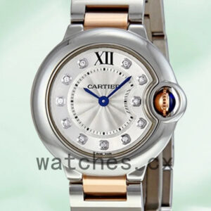 Cartier Ballon Bleu WE902030 36mm/28mm Ladies Silver-tone Replica Watches