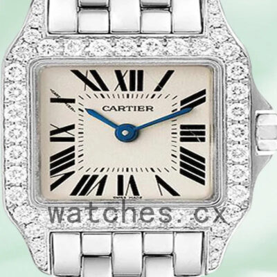 Cartier Santos Demoiselle Ladies 26mm WF9005Y8 Bracelet Replica Watches