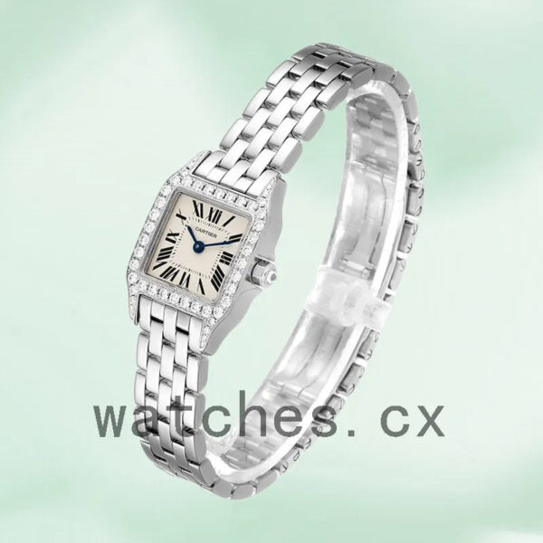 Cartier Santos Demoiselle Ladies 26mm WF9005Y8 Bracelet Replica Watches