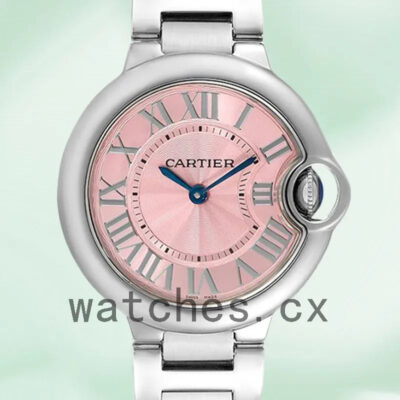 Cartier Ballon Bleu 36mm WSBB0033 Ladies Silver-tone Bracelet Replica Watches