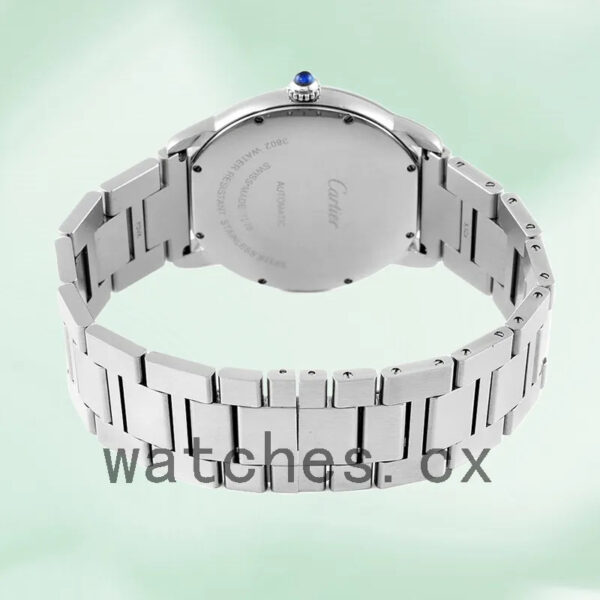 Cartier Ronde Men’s 36mm WSRN0023 Blue Dial Replica Watches - Image 4