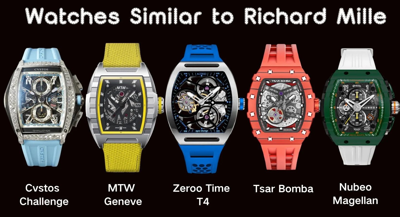 Best Richard Mille Clone Watch for Under $1000