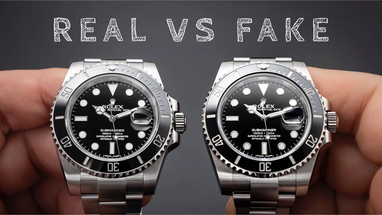 Brand recognition and value difference between fake replica watches
