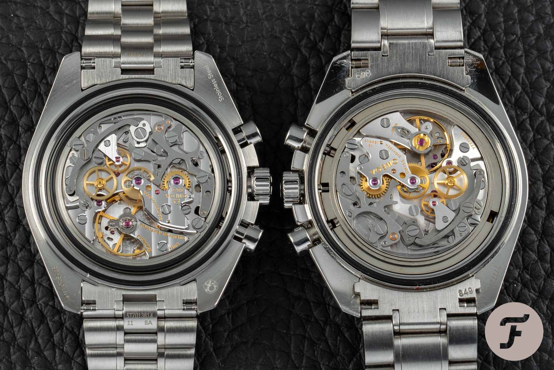 Comparison of craftsmanship: original vs clone omega speedmaster moonwatch