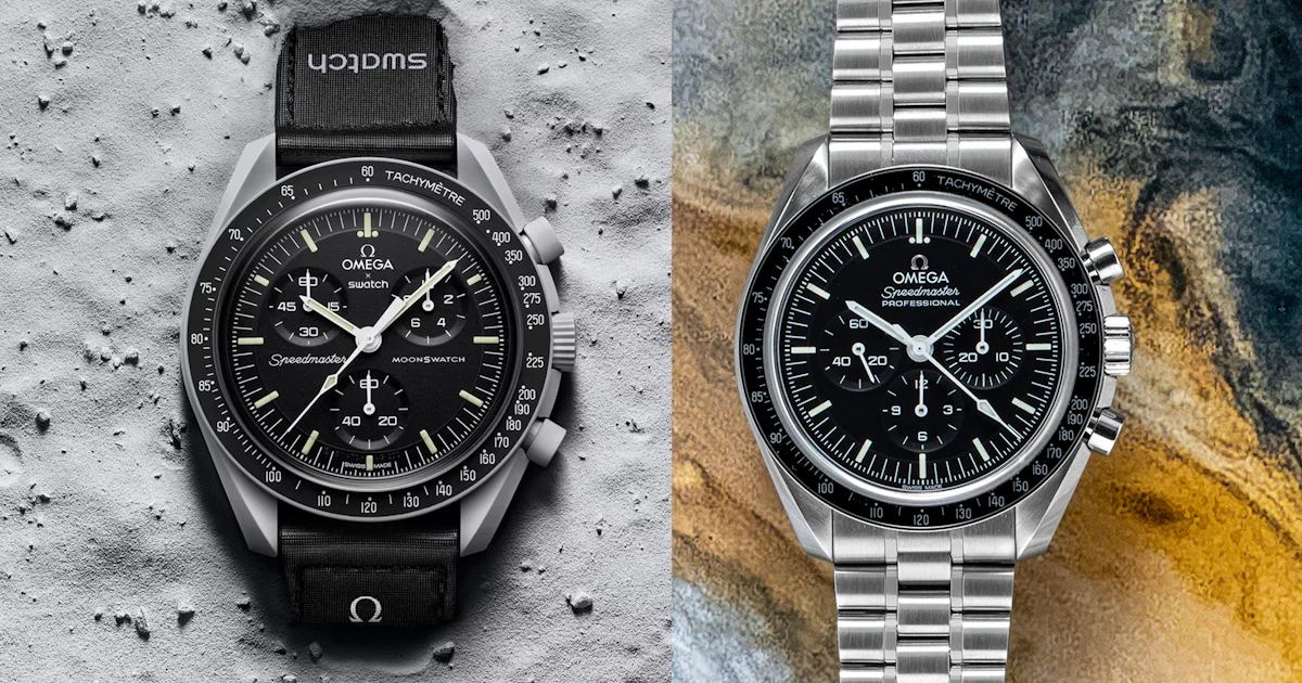 Popular clone models of omega speedmaster moonwatch vs original