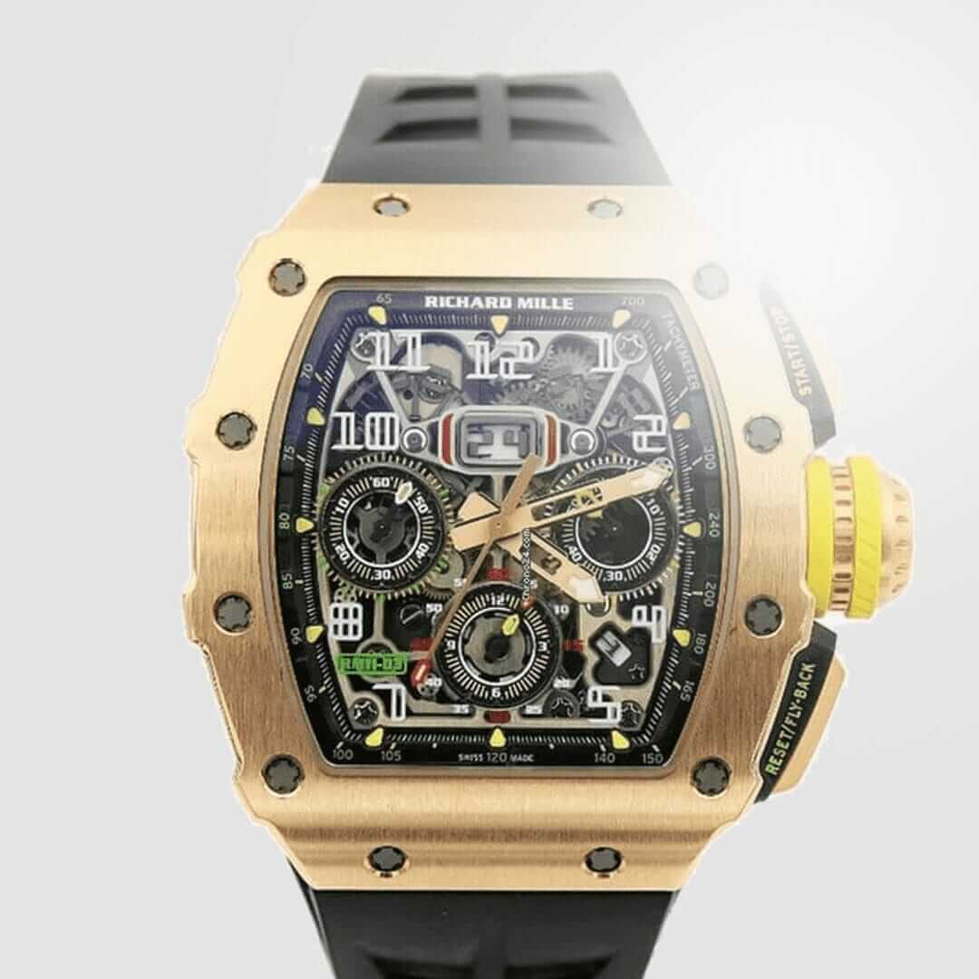 Comparison of Genuine Richard Mille RM 11-03 and Super Clones