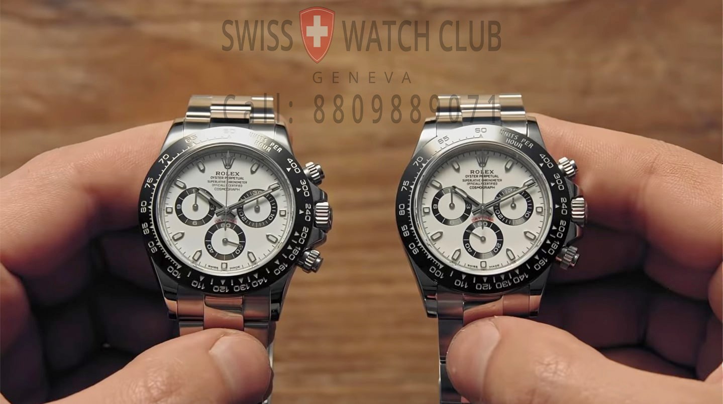 Comparison Between Genuine Rolex Daytona and Swiss Clone