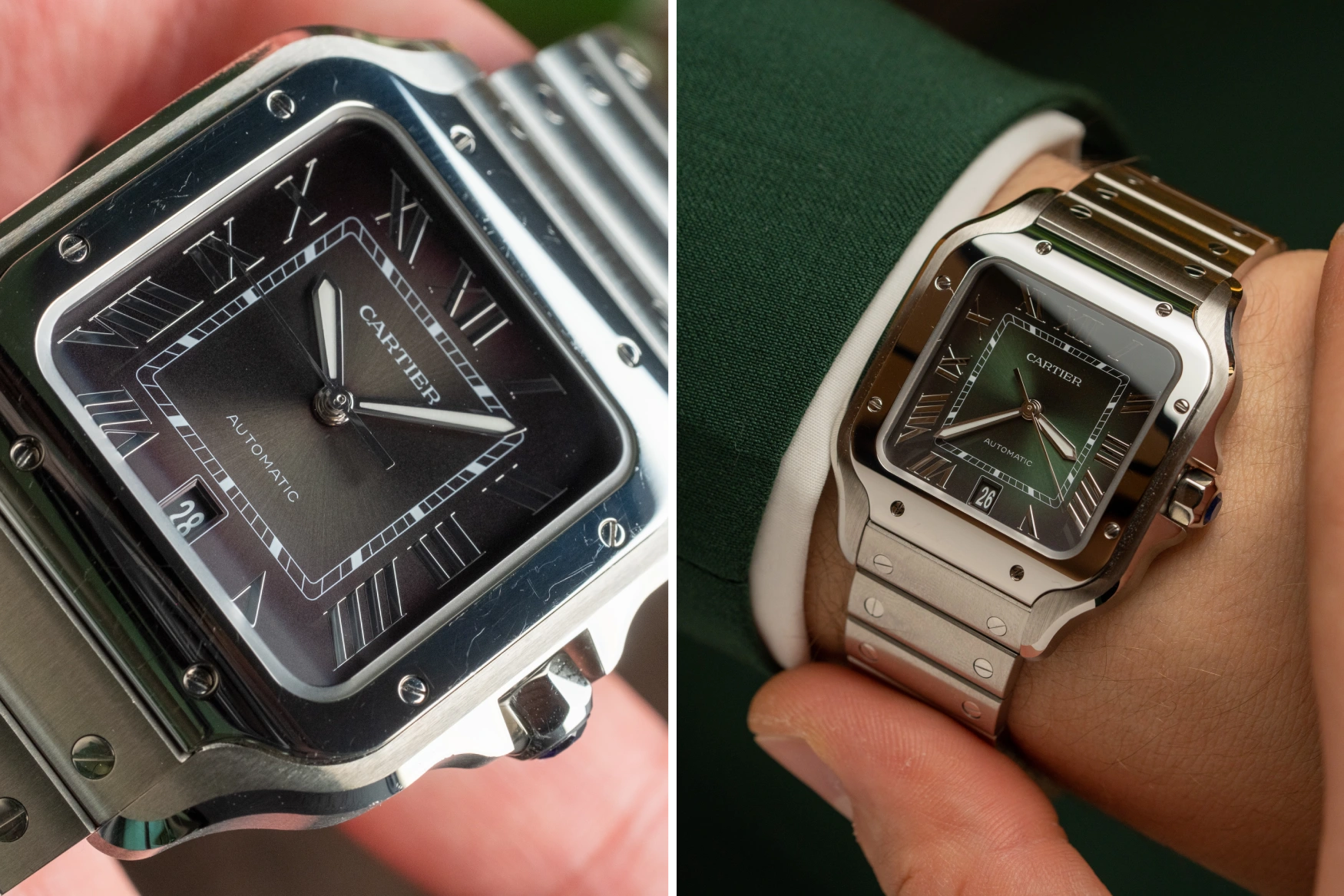 Comparison of Popular Cartier Santos Super Clone Models