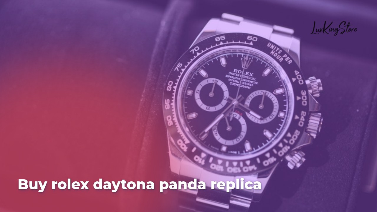 Buy Rolex Daytona Panda Replica