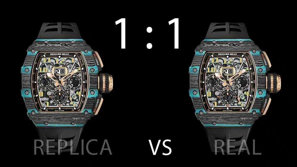 Differences between original richard mille and super clones clone