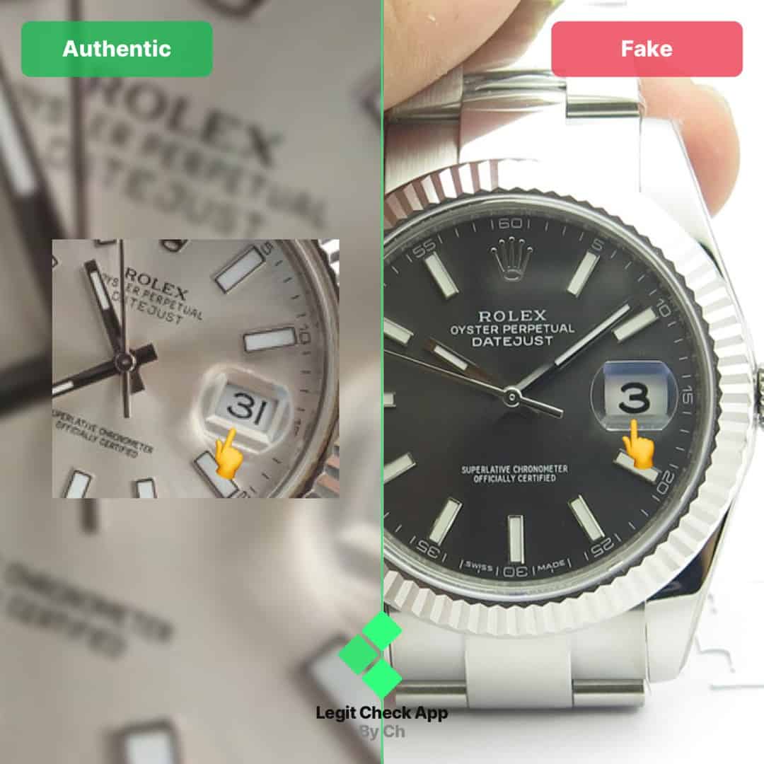 How does a super clone differ from authentic Rolex Datejust?