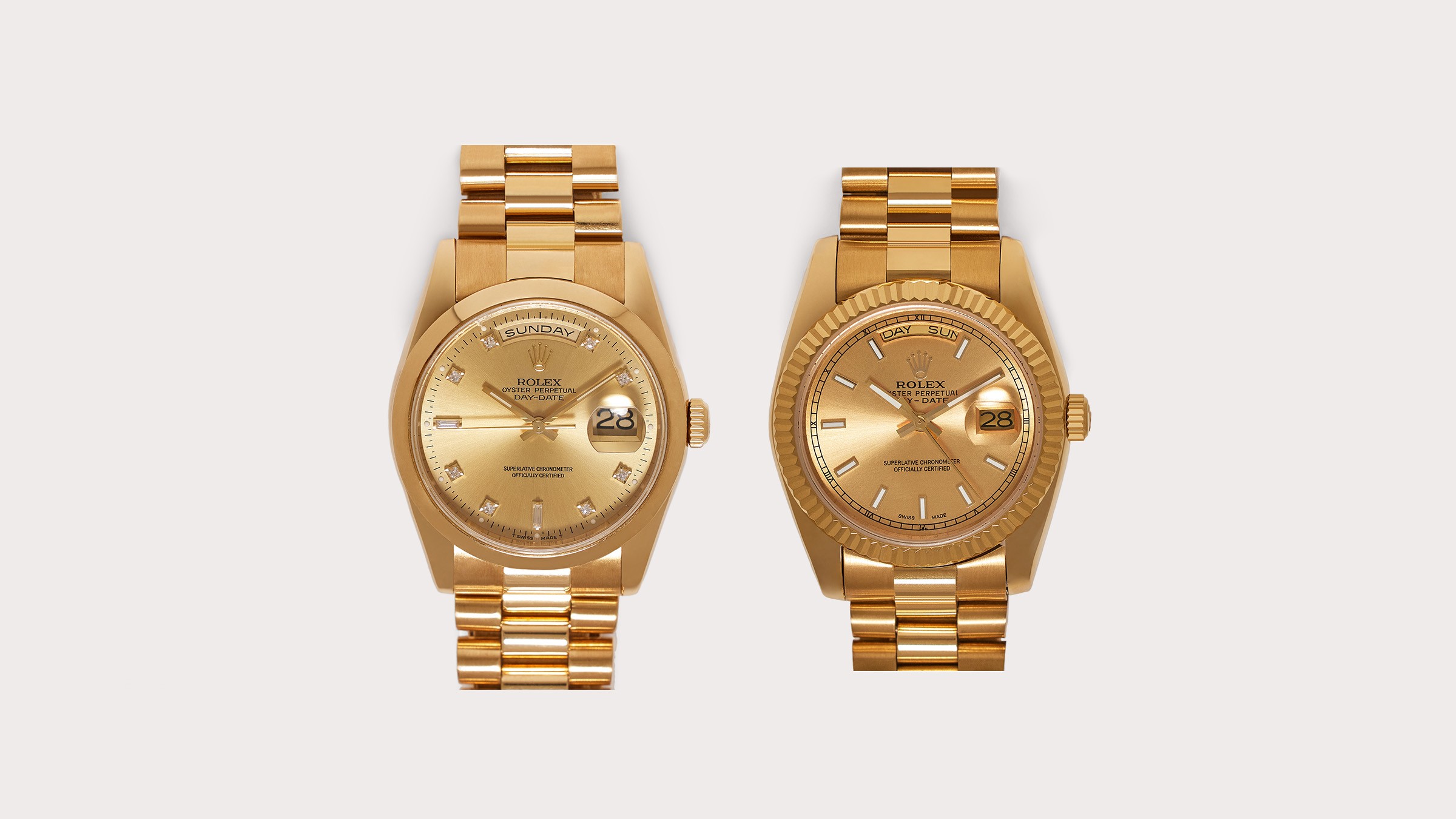 Why choose a replica Rolex Day-Date in gold?
