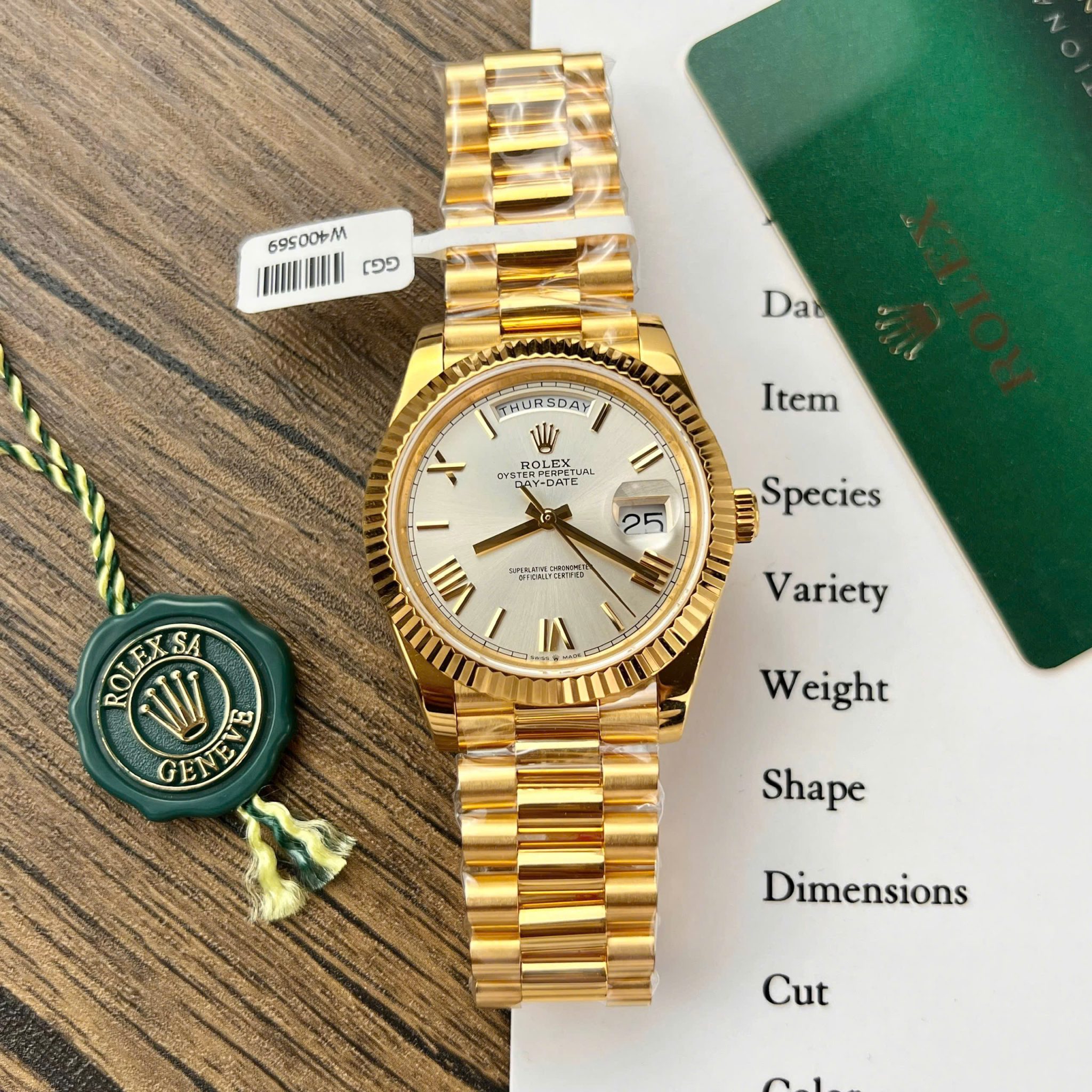 Comparison of different models of Rolex Day-Date replicas