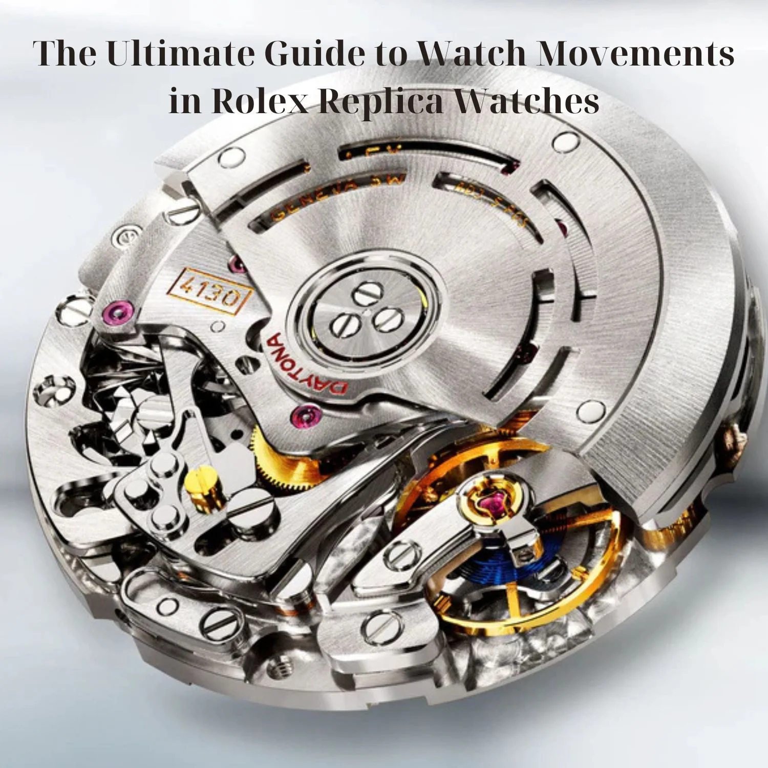 Top features of rolex replica watches with automatic movement